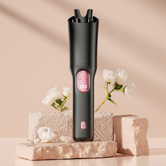 Automatic Curling Iron with 3 Temperatures Curling Iron 2-Way Rotation for Hair Styling Black