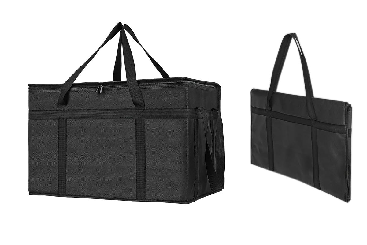 Insulated Bags Food Delivery Pizza Delivery Bags - Black