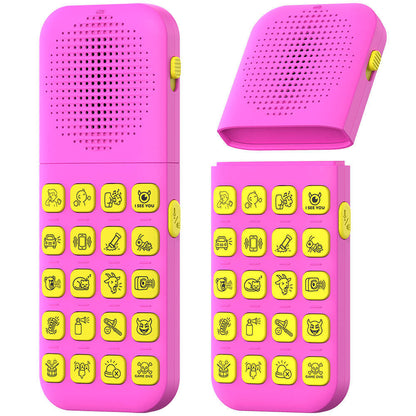 20 Sound Effect DIY Recording Prank Toy with Remote for Boys and Girls - Pink