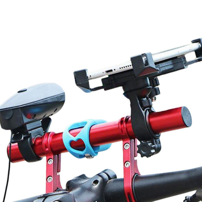 20cm Aluminum Alloy Bicycle Handlebar Extender Mount-Red
