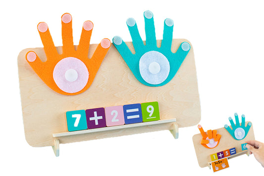 Wooden Educational Math Manipulatives Montessori Toys For Kids Math Game Number Blocks