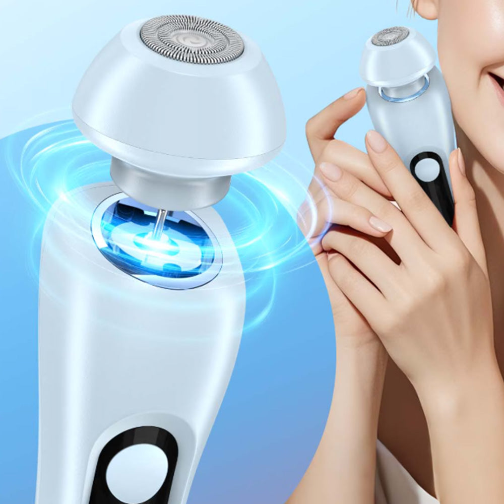 Cordless Electric Hair Trimmer Rechargeable Women Hair Trimmer-Blue