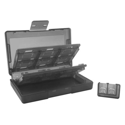 2-Pack 24-in-1 Game Card Storage Case Organizer Compatible with Nintendo Switch Grey