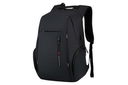 Travel Laptop Backpack with USB Port School Bookbag Fits 15.6 Inch Laptop-Black