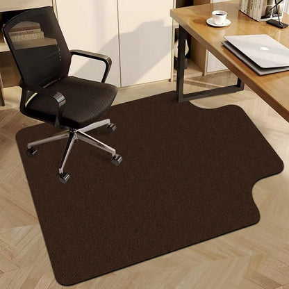 Anti-Slip Office Chair Mat for Carpet - Brown
