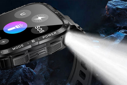 Smart Watch Fitness Tracker Heart Rate Sleep Monitor 100 Sport Modes for Android iOS -Black and White
