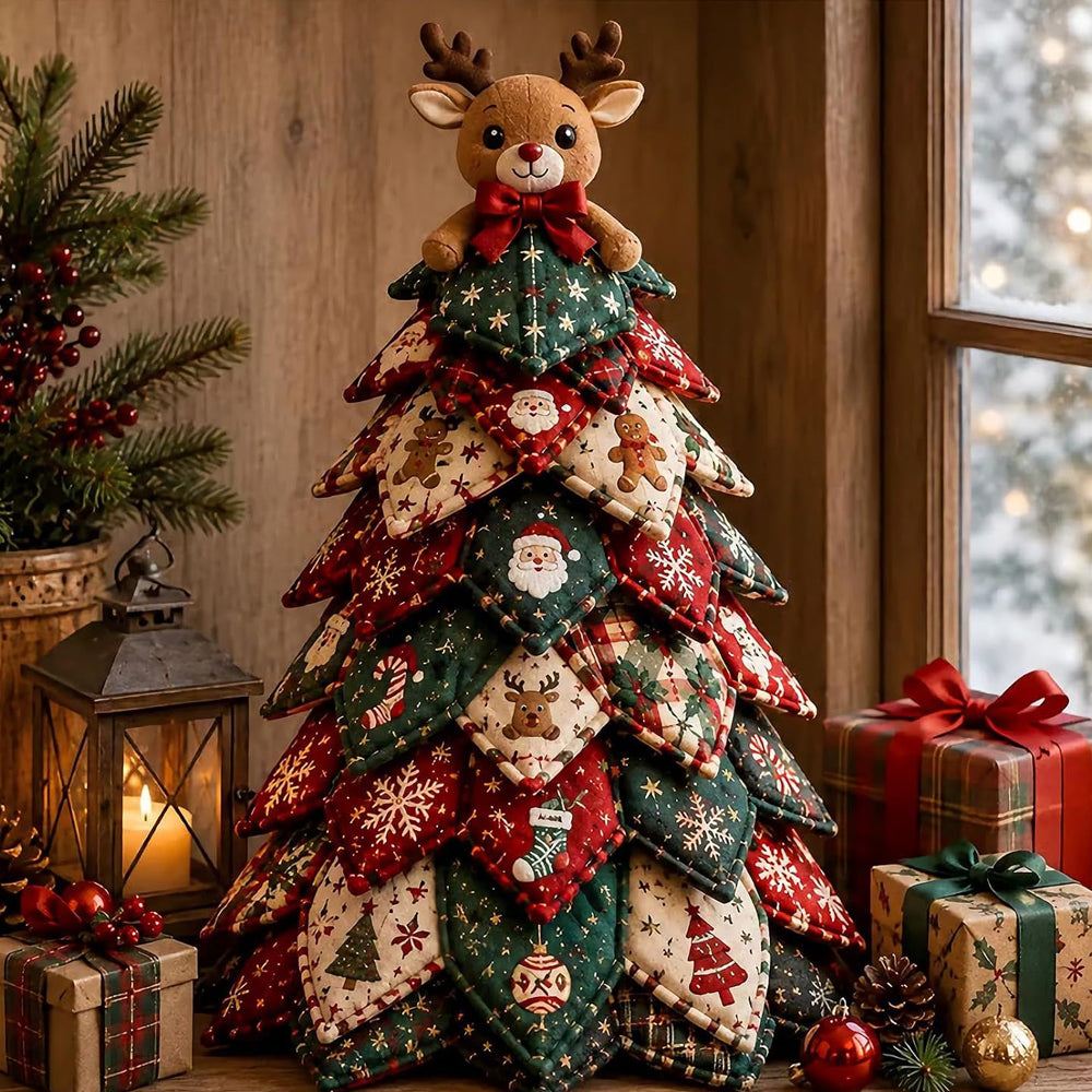 Christmas DIY Felt Craft Kit 3D Quilted Christmas Decoration Kit for Adult - Reindeer