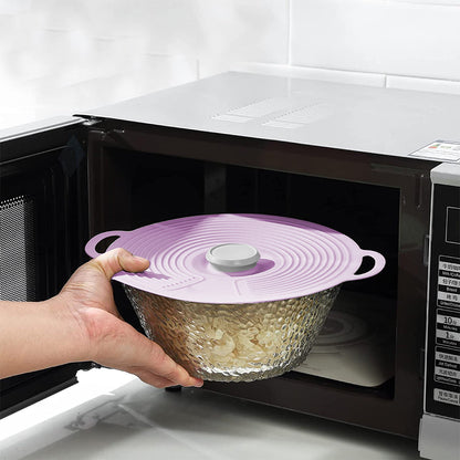 Anti-dust Silicone Lids Suction Seal Lids Food Storage Cover for Cups Bowls Plates Pots