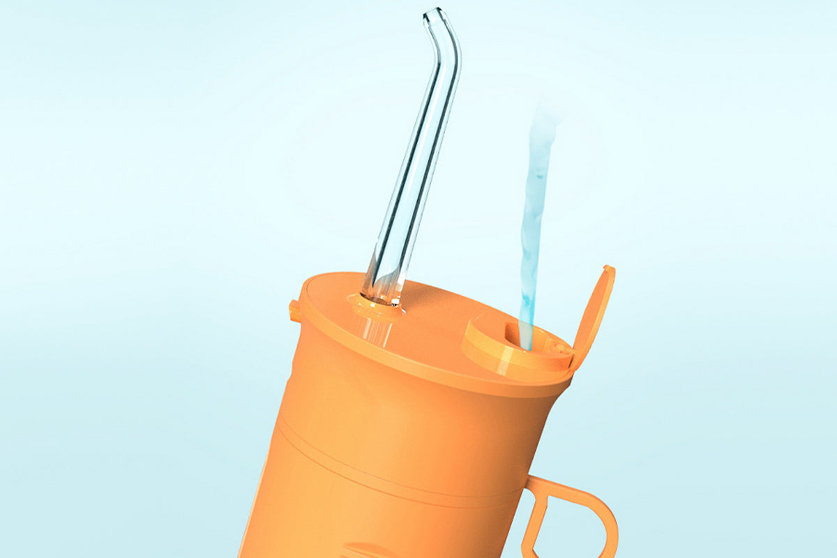 2Pcs Oral Care Tools For Teeth Cleaning And Telescopic Dental Hygiene-Green And Orange