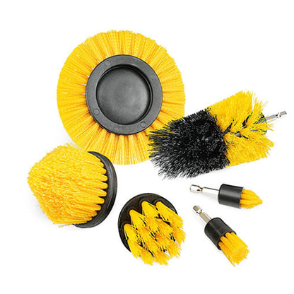 6Pieces Electric Drill Brush Attachment Cleaning Set Power Scrubber Shower Tile Auto Cleaning Tools