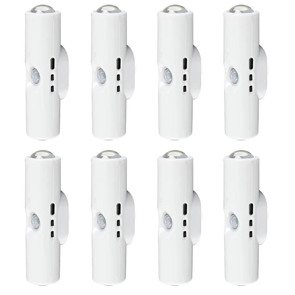 8 Pack RGB Motion Sensor Night Light