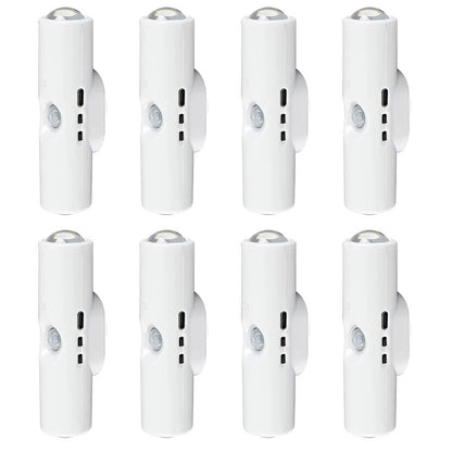 8 Pack RGB Motion Sensor Night Light