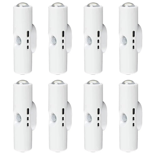 8 Pack RGB Motion Sensor Night Light