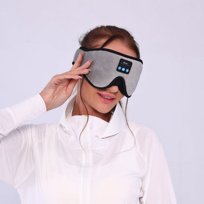 Bluetooth Sleep Mask Wireless Headphone Blackout Music Eye Mask Gray