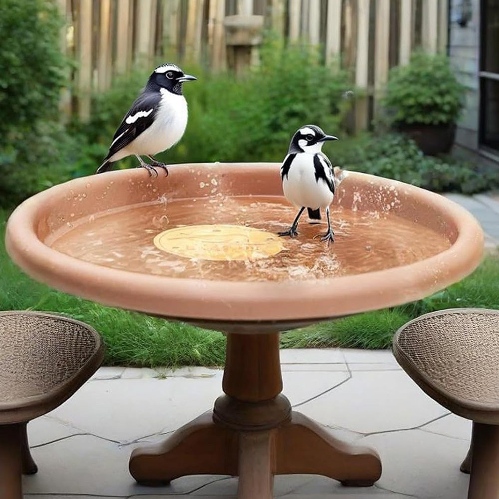 Copper Bird Bath Cleaning Disc -Round Shape