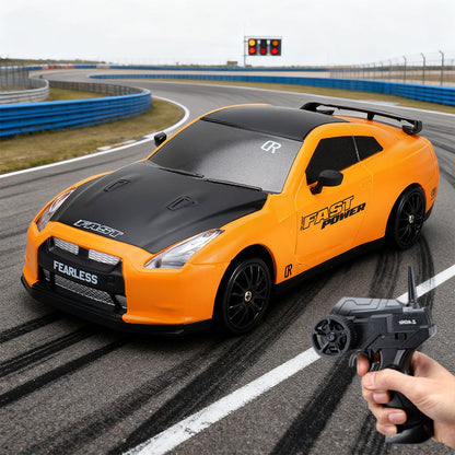 1/24 2.4GHz RC Drift Car 4WD High Speed Remote Control Racing Vehicle Orange
