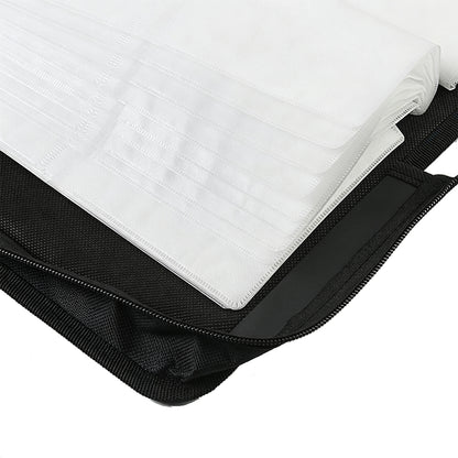 128 Capacity CD DVD Storage Binder Disc Plaid Storage Case