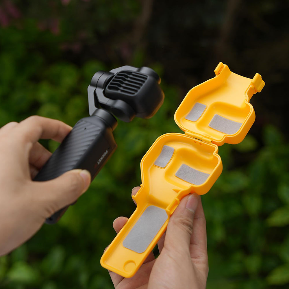Protective Case for DJI Pocket 4 Pro with Lanyard - Yellow