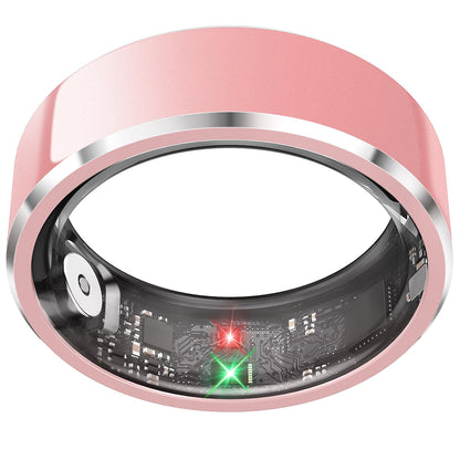 Gesture Control Smart Ring Waterproof Health Tracker - Pink