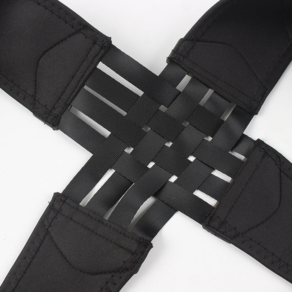 Adjustable Back Posture Corrector Low Back Support Shoulder Brace Belt for Women Men