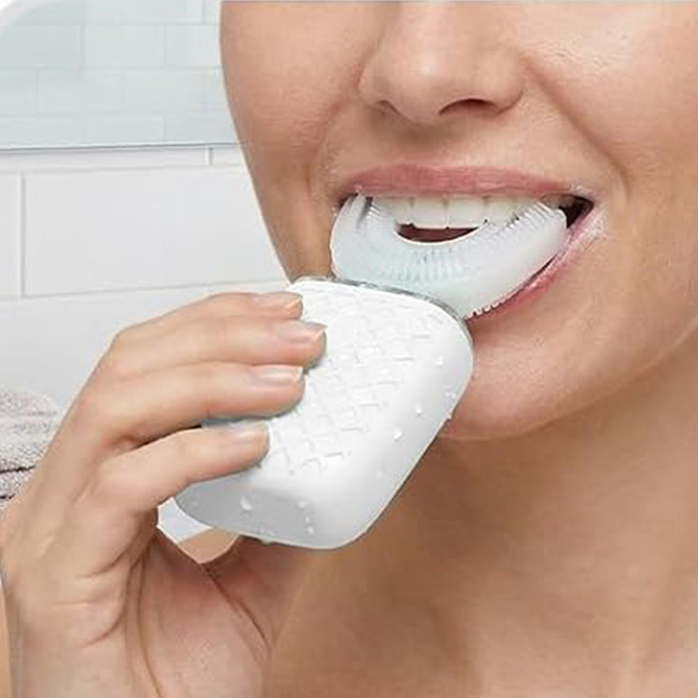 U Shaped Electric Toothbrush-White