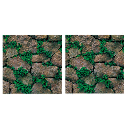 2pcs 10M 3D Natural Brick Stone Wallpaper Self Adhesive Wall Sticker -Style 3