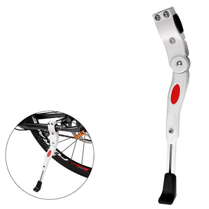 Bike Kickstand Bicycle Side Kick Stand for Mountain Bike White