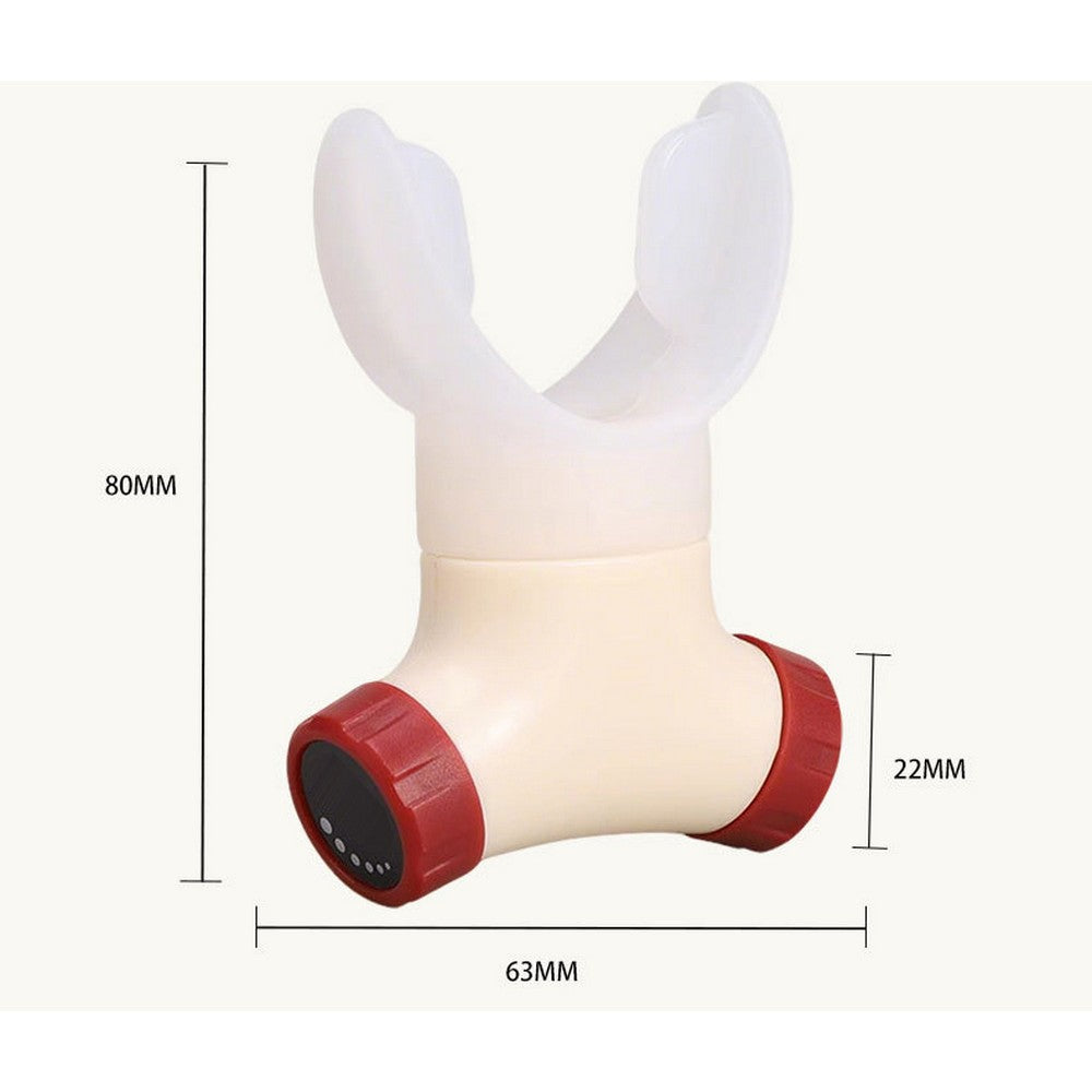 Incentive Spirometer Adult Lung Exerciser Device for Athletes-Beige