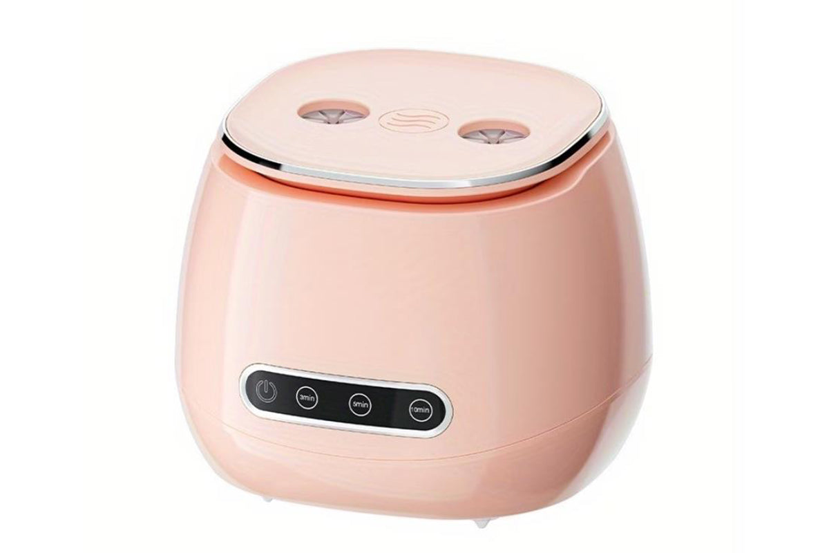 Ultrasonic Retainer Cleaner with UVC Cleaning - Pink