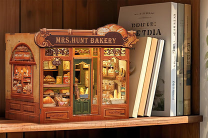 DIY Miniature House Kit Tiny House Kit for Adults to Build for Family Friends-Bakery