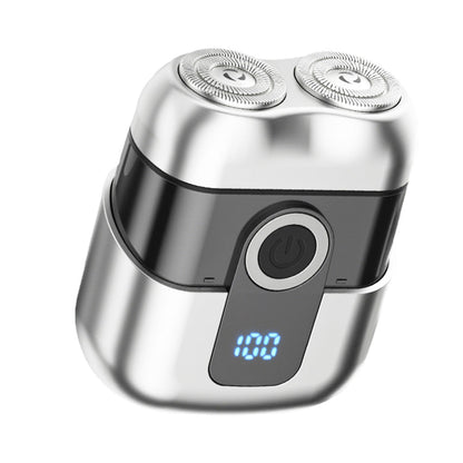 Electric Razor for Men Mini Electric Shavers with LED Display Sliver