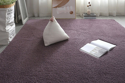 Soft Modern Indoor Large Shaggy Rug for Livingroom Bedroom Dorm Kids Room Home Decorative-Purple