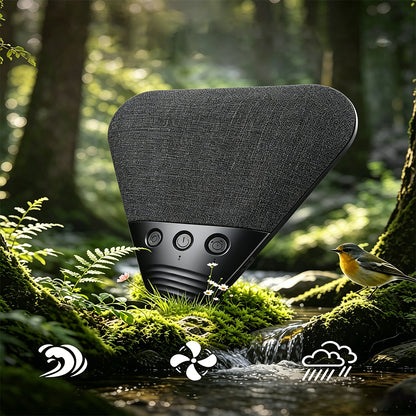 Pillow Speaker Bluetooth Under Pillow Sleep Speaker with White Noise-Black