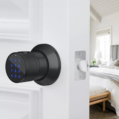 4-in-1 Smart Electronic Keypad Fingerprint Door Knob Entry Door Lock Touch Code Keyless Deadbolt