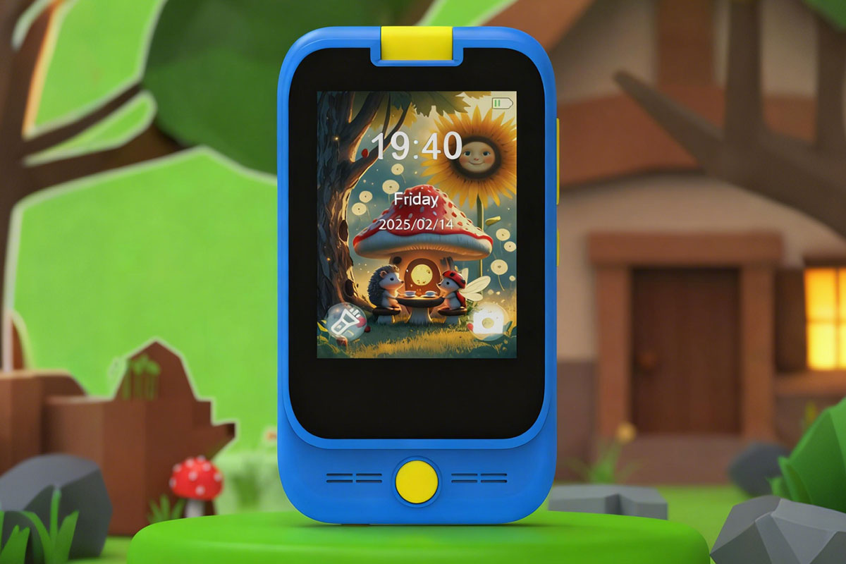 2 in 1 Smart Phone and Microscope Camera Mini Handheld STEM Educational Toy-Blue