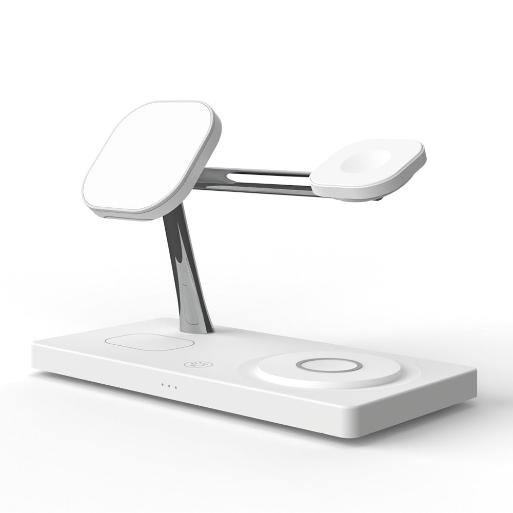 7-in-1 Wireless Charger Dock Station ¨C With Night Light and USB Output White