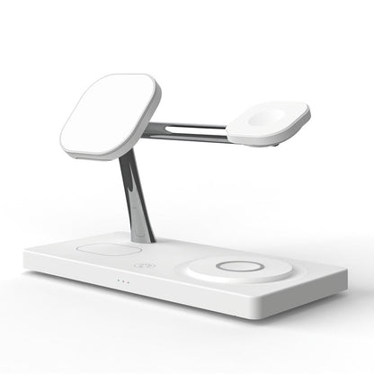 7-in-1 Wireless Charger Dock Station ¨C With Night Light and USB Output White