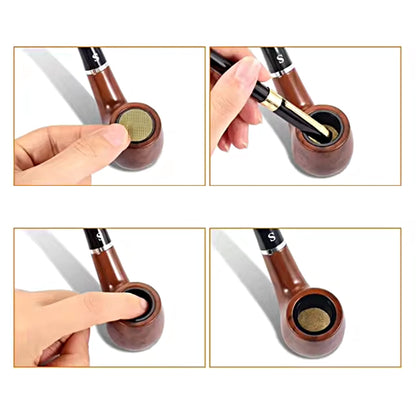 Set of 100Pcs Pipe Screens 19mm Pipe Filters Gold