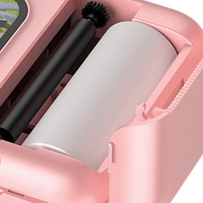 Kids Camera With Instant Print Portable Thermal Printing Digital Camera Toy-Pink