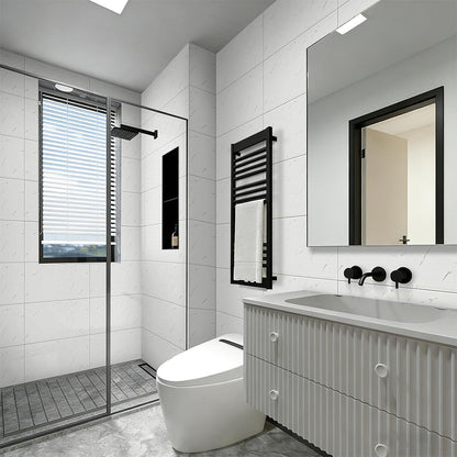 10Pcs Self Adhesive PVC Wall Tiles- White