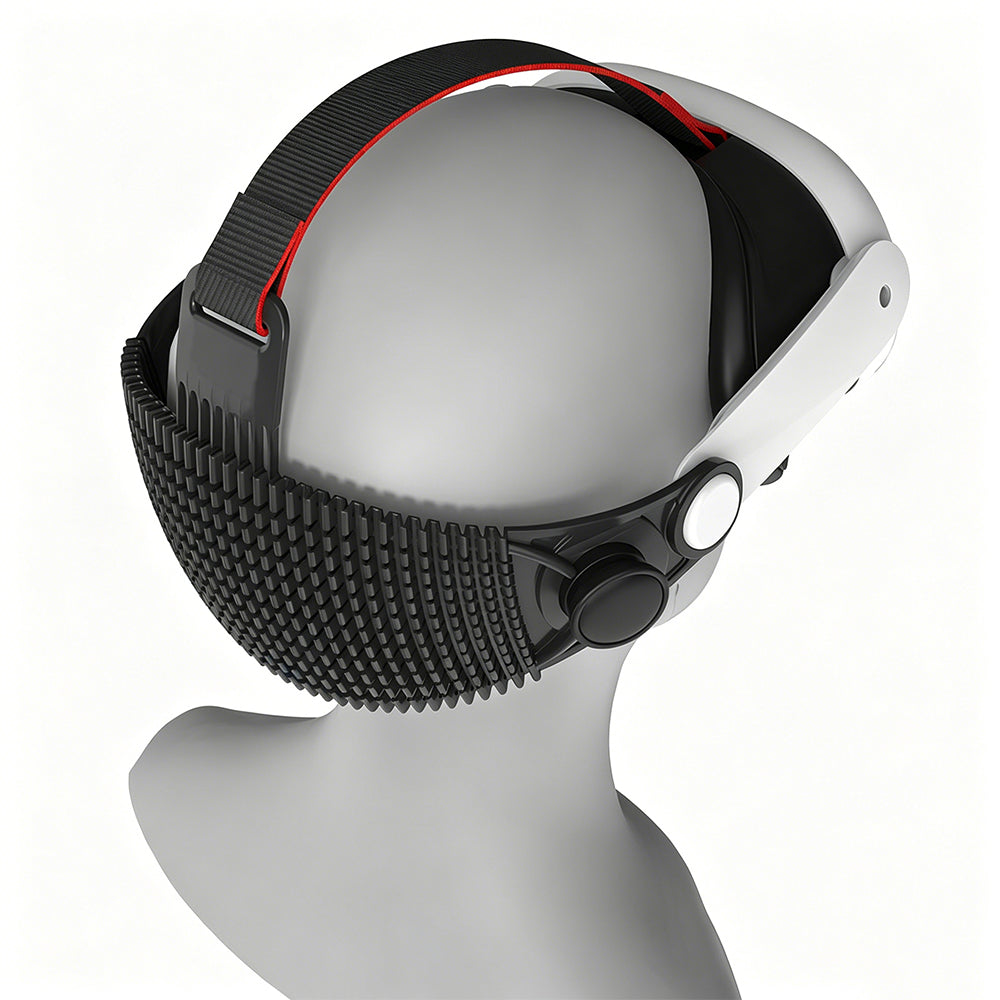 Adjustable Soft Head Strap Compatible with Quest 3 and 3S-Black