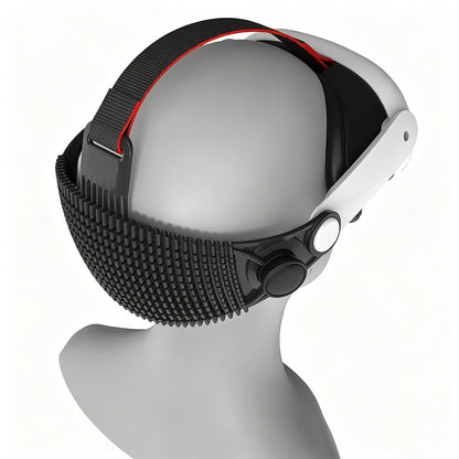 Adjustable Soft Head Strap Compatible with Quest 3 and 3S-Black