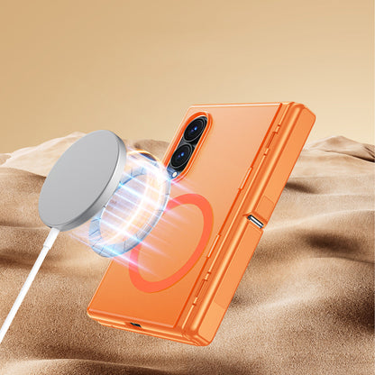 Phone Case for Galaxy Z Fold 8 with Screen Protector - Orange