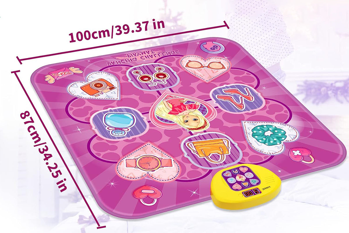 Dance Mat for 4-12 Year Old Girl Electronic Dance Pad with 8 Button for Birthday
