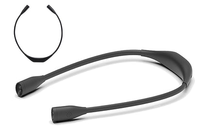 Double Head Flexible Neck Holding Light - Black
