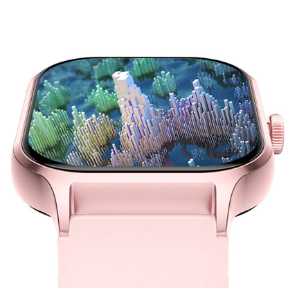 Bluetooth Smart Watch Sports Tracker Heart Rate/Sleep Monitor for iOS/Android Phone Pink