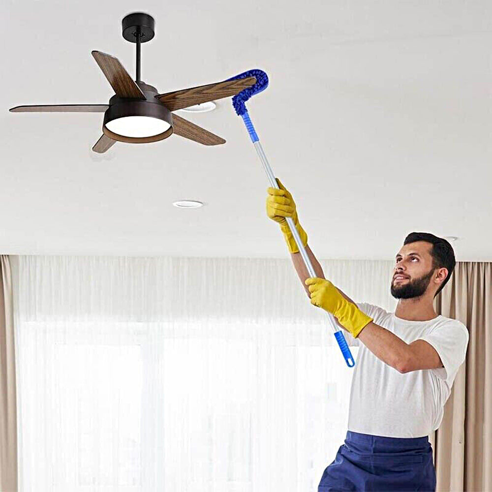 Flexible Duster Cleaning Brush with Detachable Handle Bendable Soft Ceiling Fan Cleaner