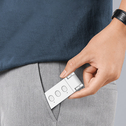 Rechargeable Clip-on Book Light 5 Color Temperatures 6 Brightness Dimmable Reading Light White