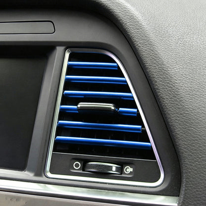 20 Pack Car Interior Air Vent Decorative Trim Strip-Blue