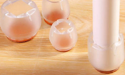 32Pcs Silicone Round Chair Table Leg Caps 25 to 29MM Protection